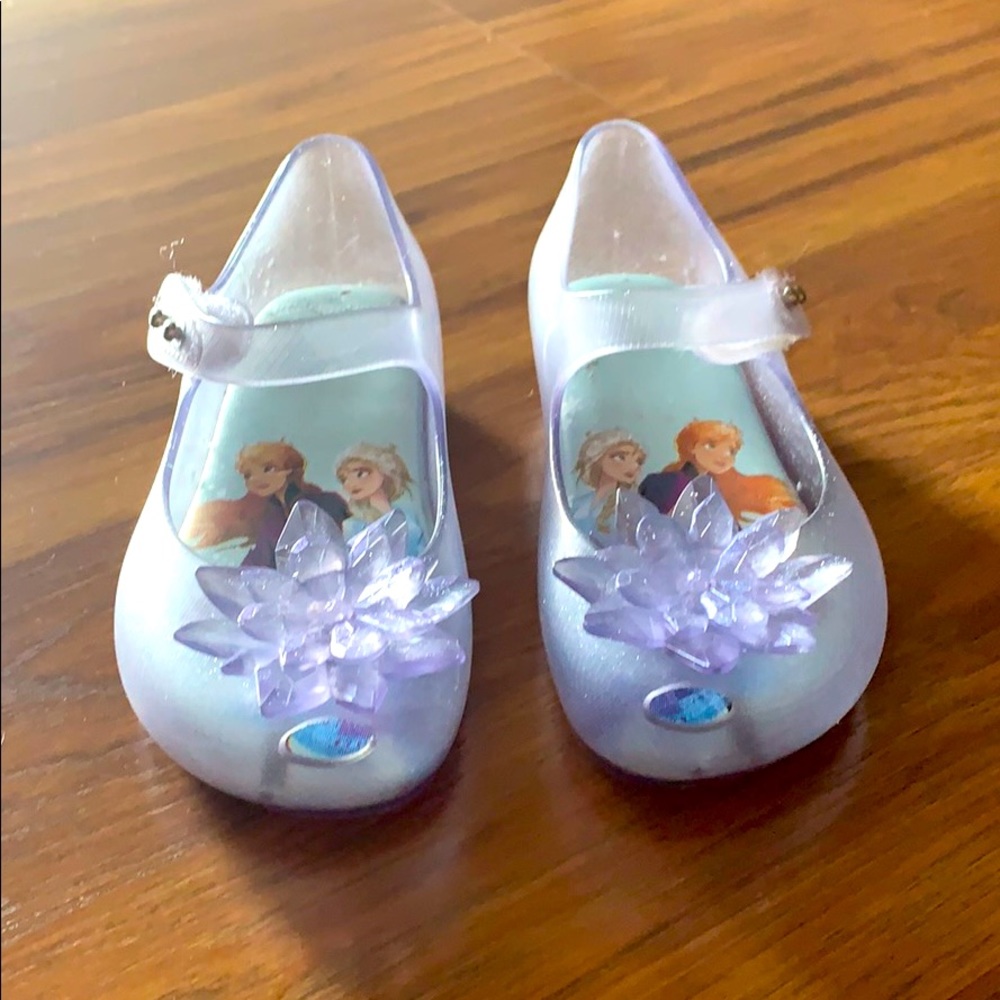 Mini Melissa Frozen Mary Jane Glass Glitter shoe
